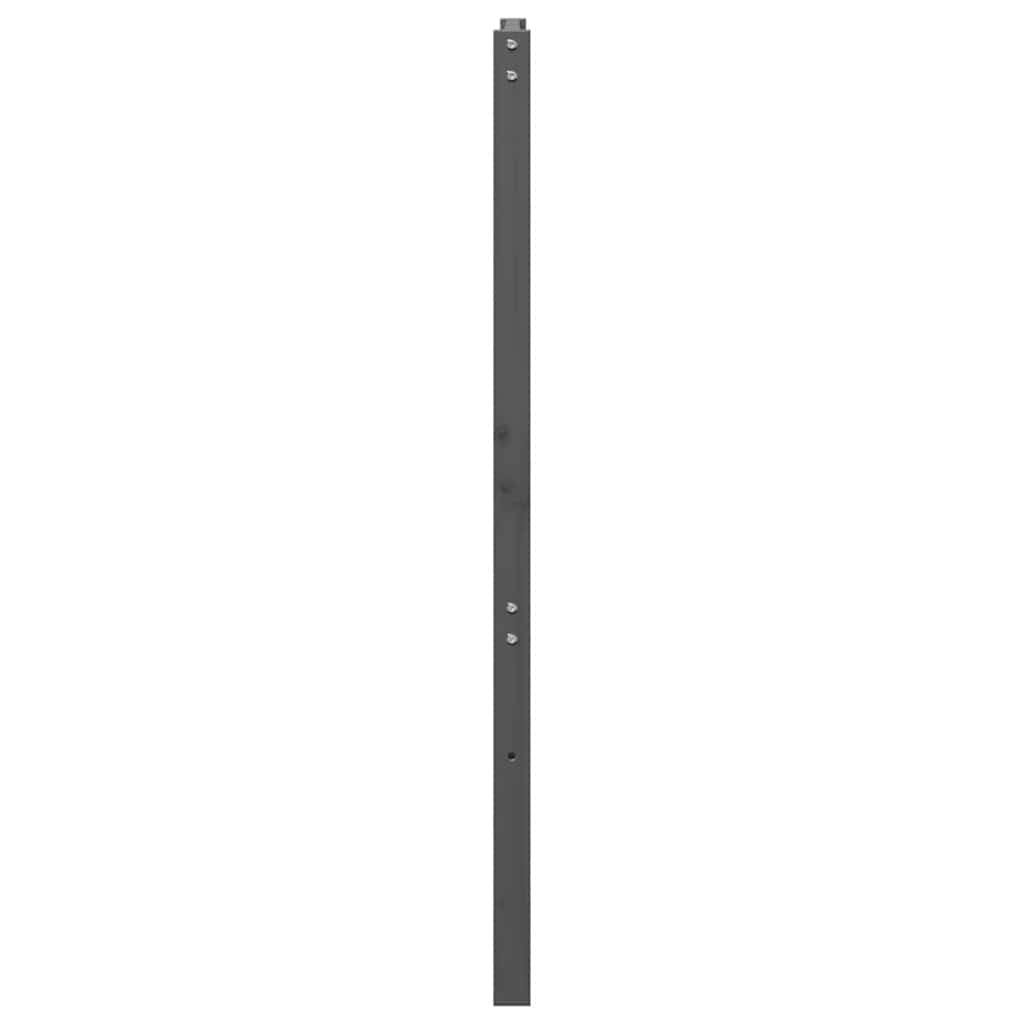 Uzglavlje za krevet sivo 146 x 4 x 100 cm od masivne borovine