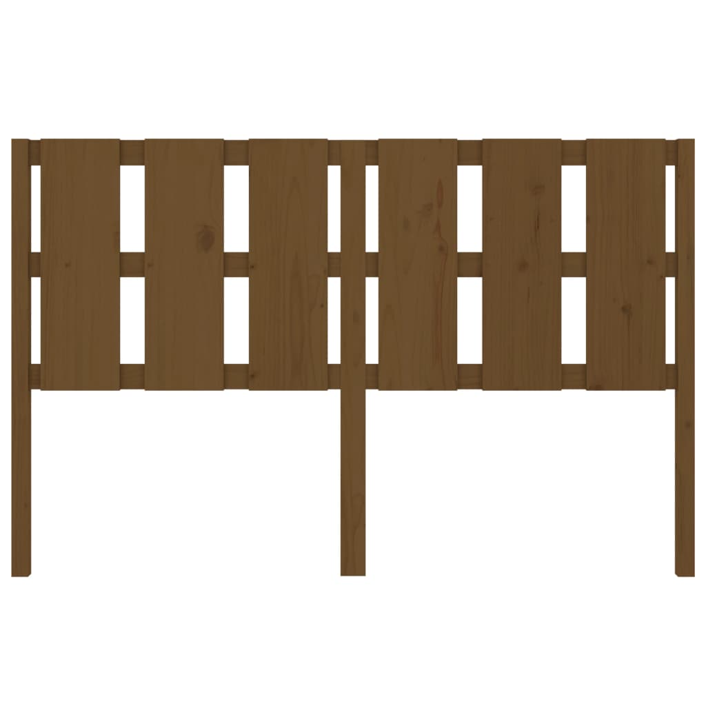 Uzglavlje za krevet boja meda 155,5x4x100 cm masivna borovina
