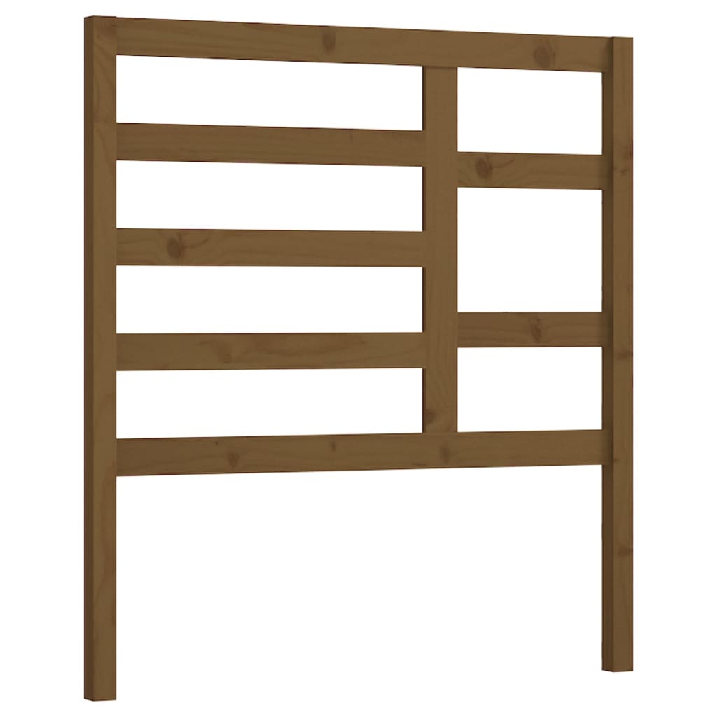 Uzglavlje za krevet boja meda 96 x 4 x 104 cm masivna borovina