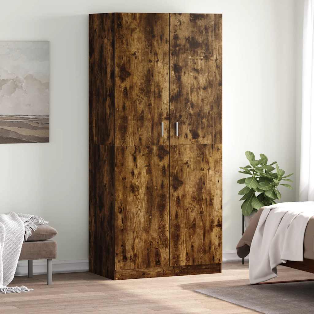 Ormar boja dimljenog hrasta 90 x 52 x 200 cm konstruirano drvo