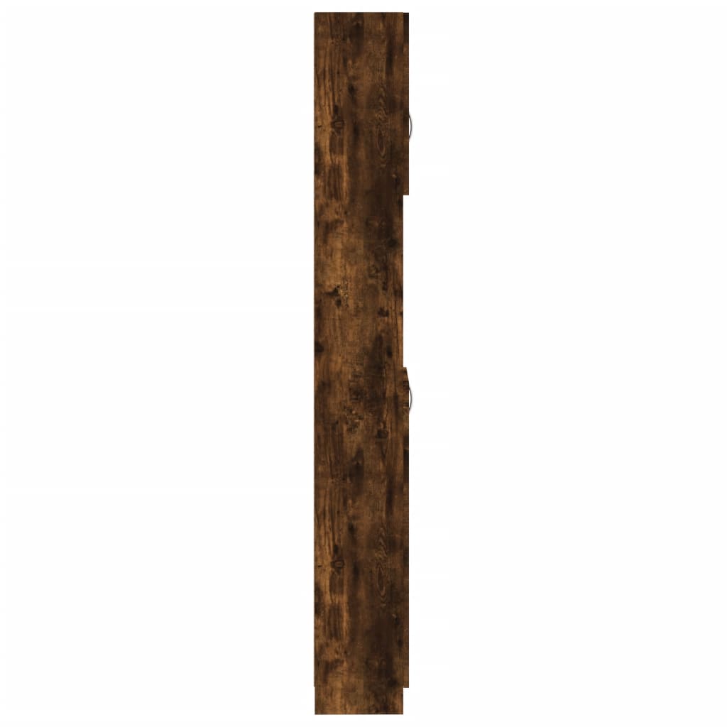 Kupaonski ormarić boja dimljenog hrasta 32x25,5x190 cm drveni