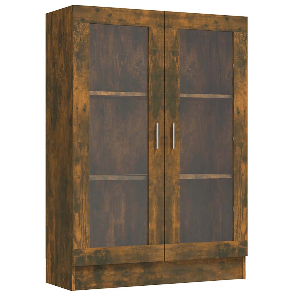 Vitrina boja dimljenog hrasta 82,5x30,5x115cm konstruirano drvo