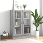 Vitrina boja sivog hrasta sonome 82,5 x 30,5 x 115 cm drvena