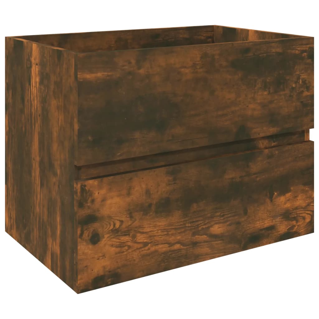 Ormarić za umivaonik boja dimljenog hrasta 60x38,5x45 cm drveni