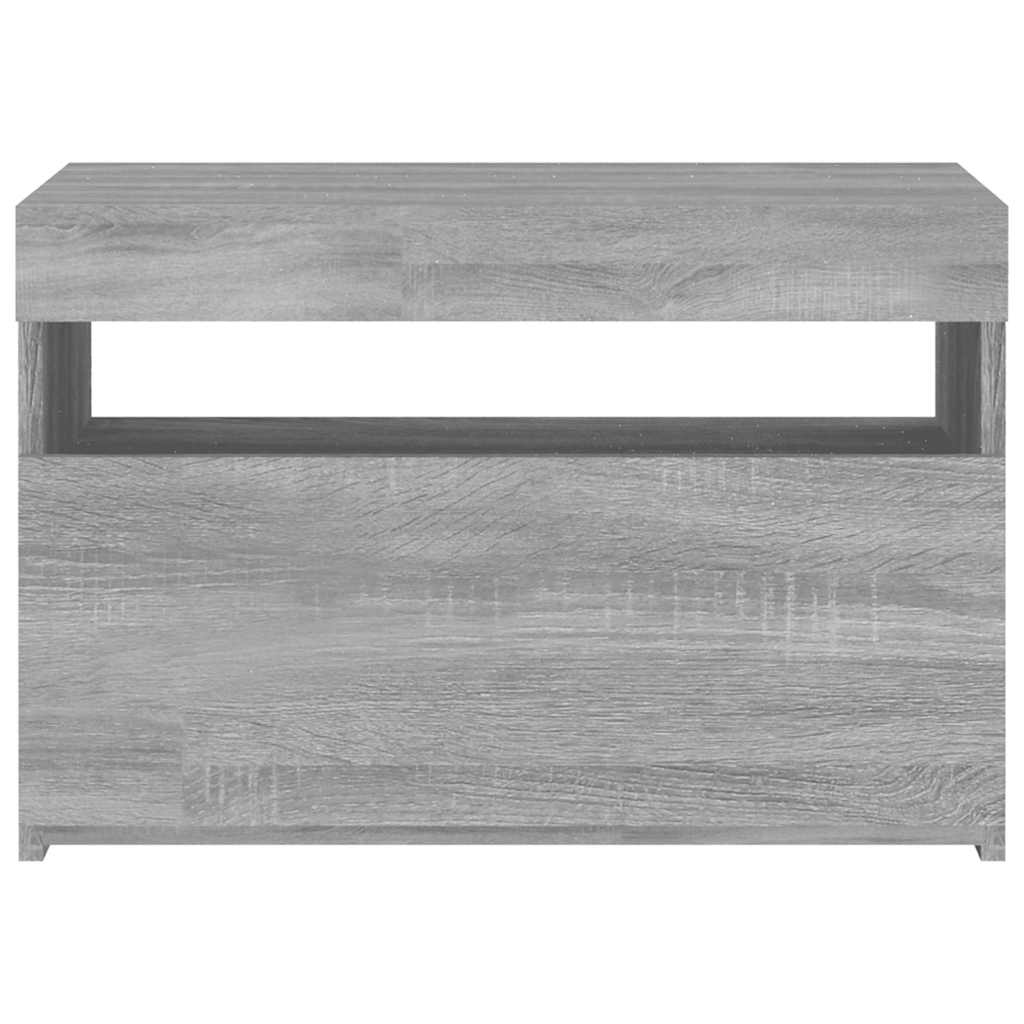 TV ormarić s LED svjetlima boja hrasta sonome 60 x 35 x 40 cm