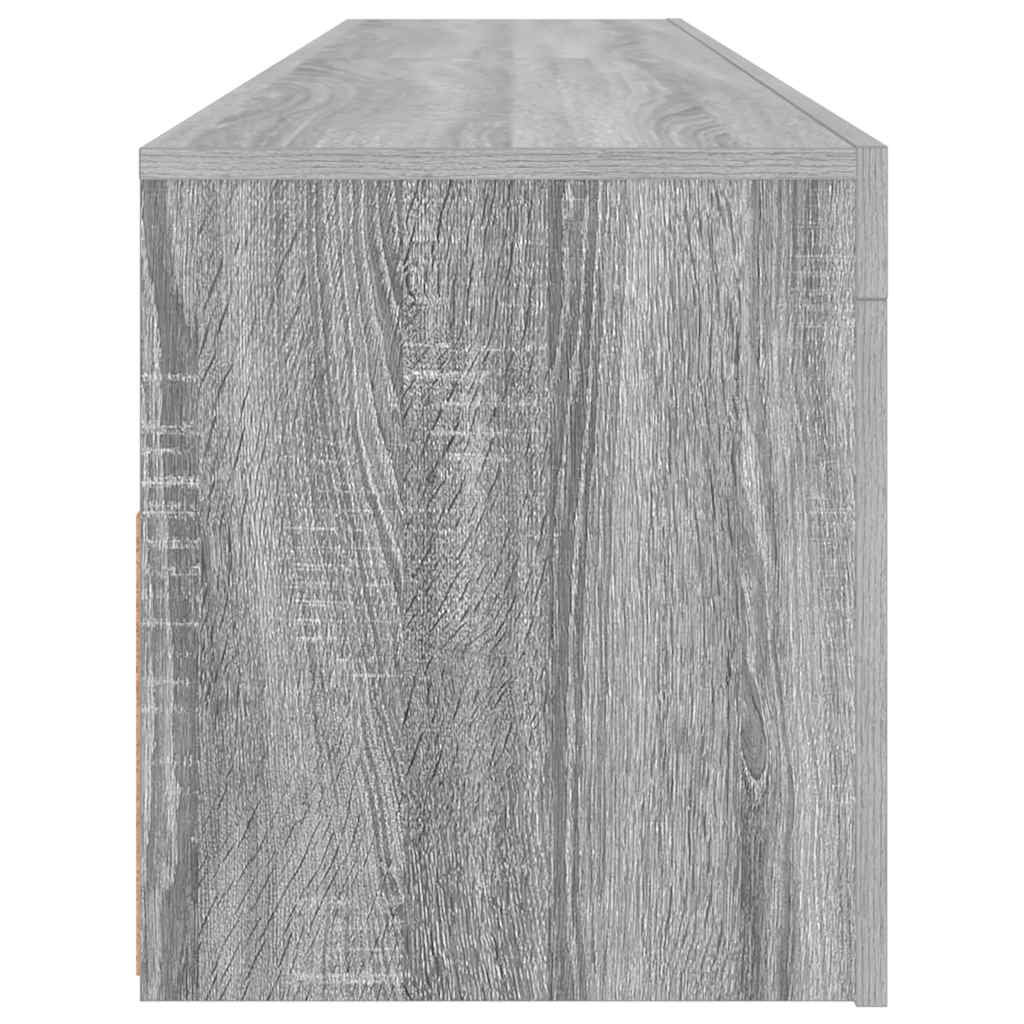 TV ormarić s LED svjetlima boja hrasta sonome 120 x 35 x 40 cm