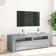 TV ormarić s LED svjetlima boja hrasta sonome 120 x 35 x 40 cm