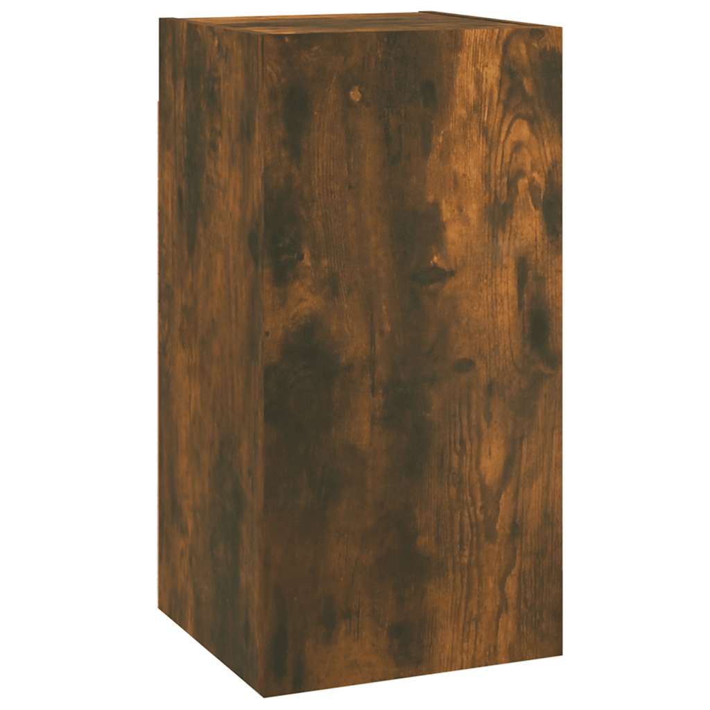 TV ormarić dimljeni hrast 30,5x30x60 cm konstruirano drvo