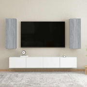 TV ormarići 2 kom boja sivog hrasta sonome 30,5x30x90 cm drveni
