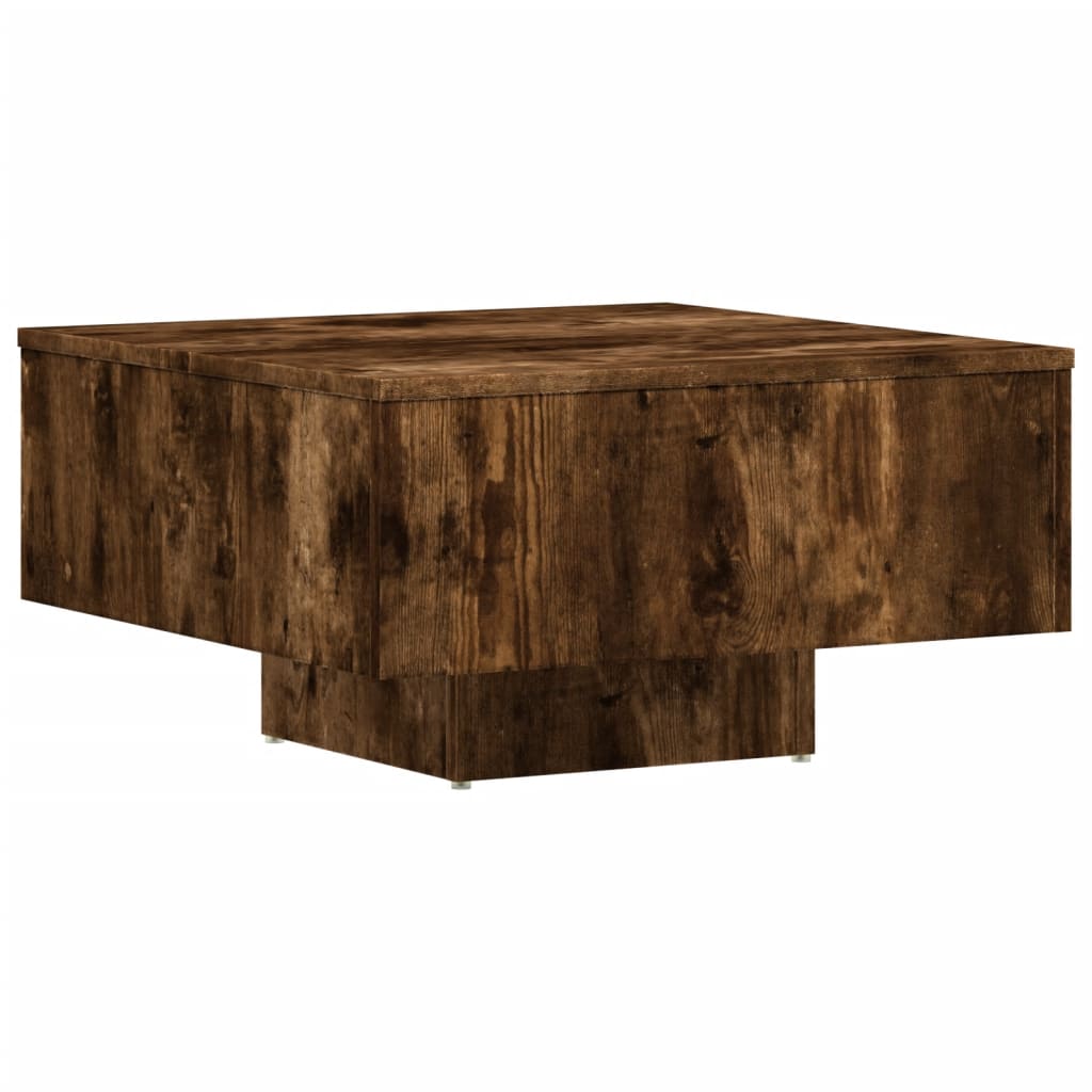 Stolić za kavu boja hrasta 60 x 60 x 31,5 cm konstruirano drvo