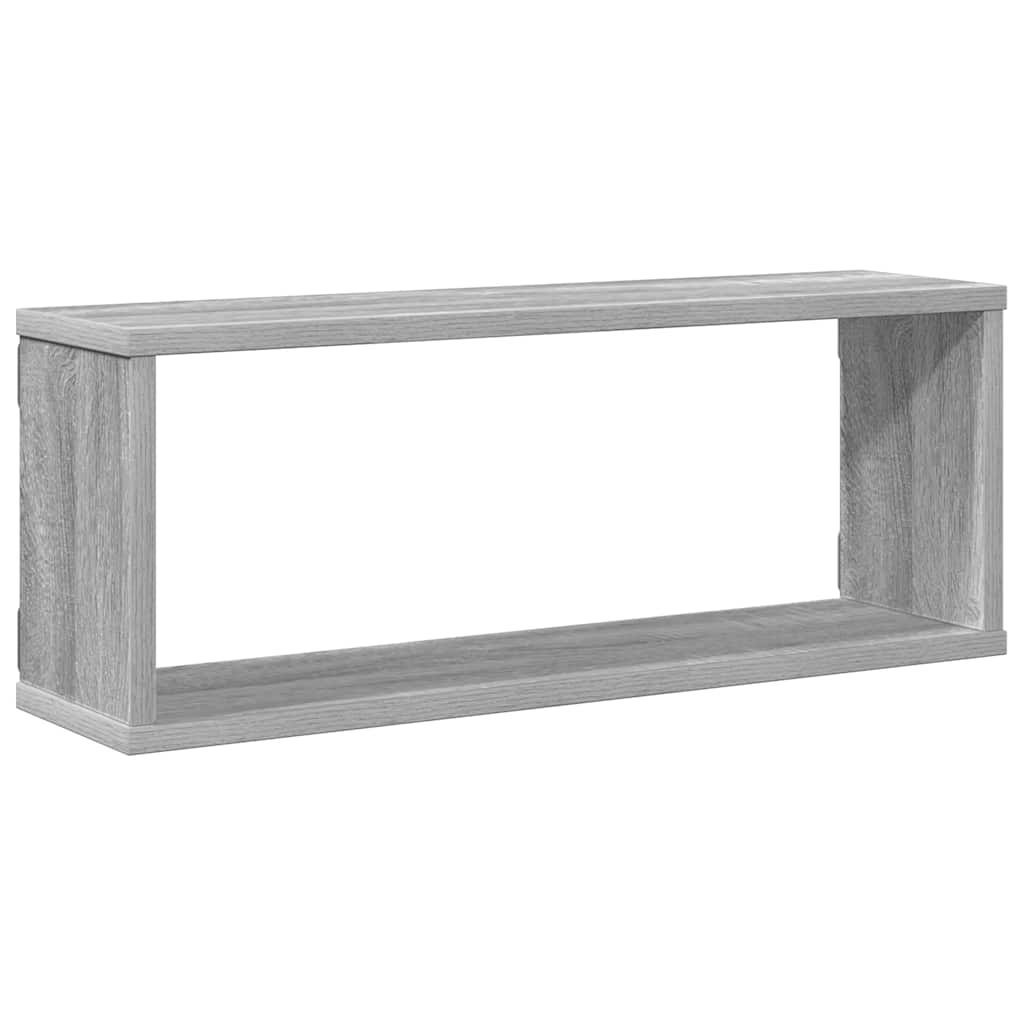 Kockaste zidne police 4 kom hrast sonoma 60 x 15 x 23 cm drvene