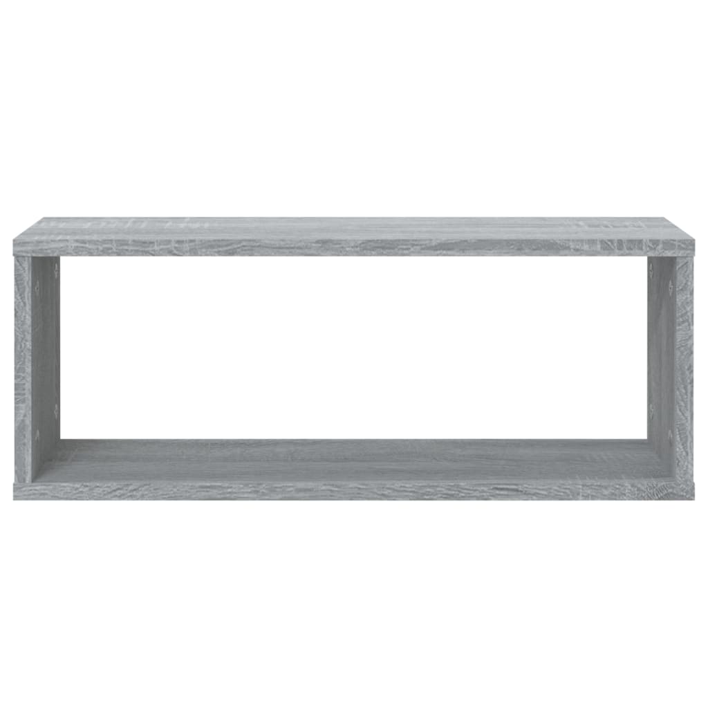 Kockaste zidne police 6 kom hrast sonoma 60 x 15 x 23 cm drvene