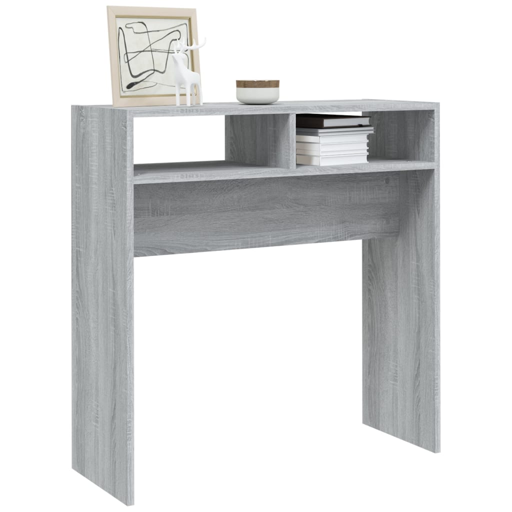 Konzolni stol boja hrasta sonome 78x30x80 cm konstruirano drvo