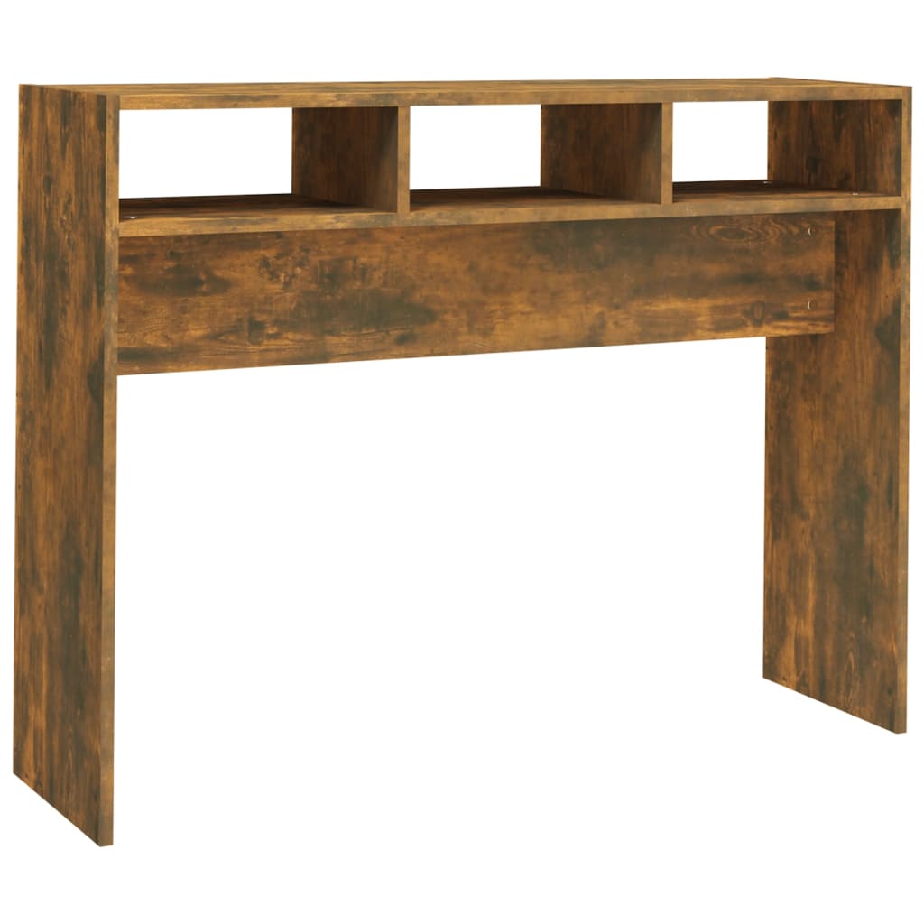 Konzolni stol dimljeni hrast 105x30x80 cm od konstruiranog drva