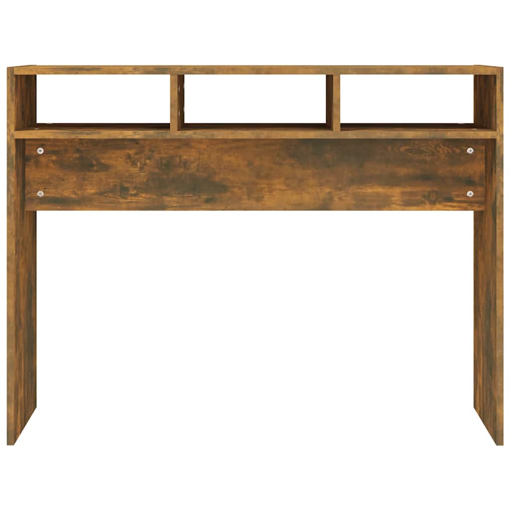 Konzolni stol dimljeni hrast 105x30x80 cm od konstruiranog drva