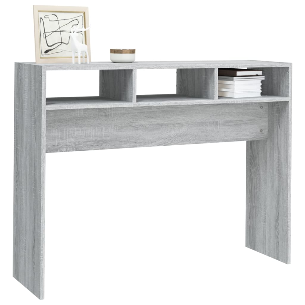 Konzolni stol boja hrasta sonome 105x30x80 cm konstruirano drvo
