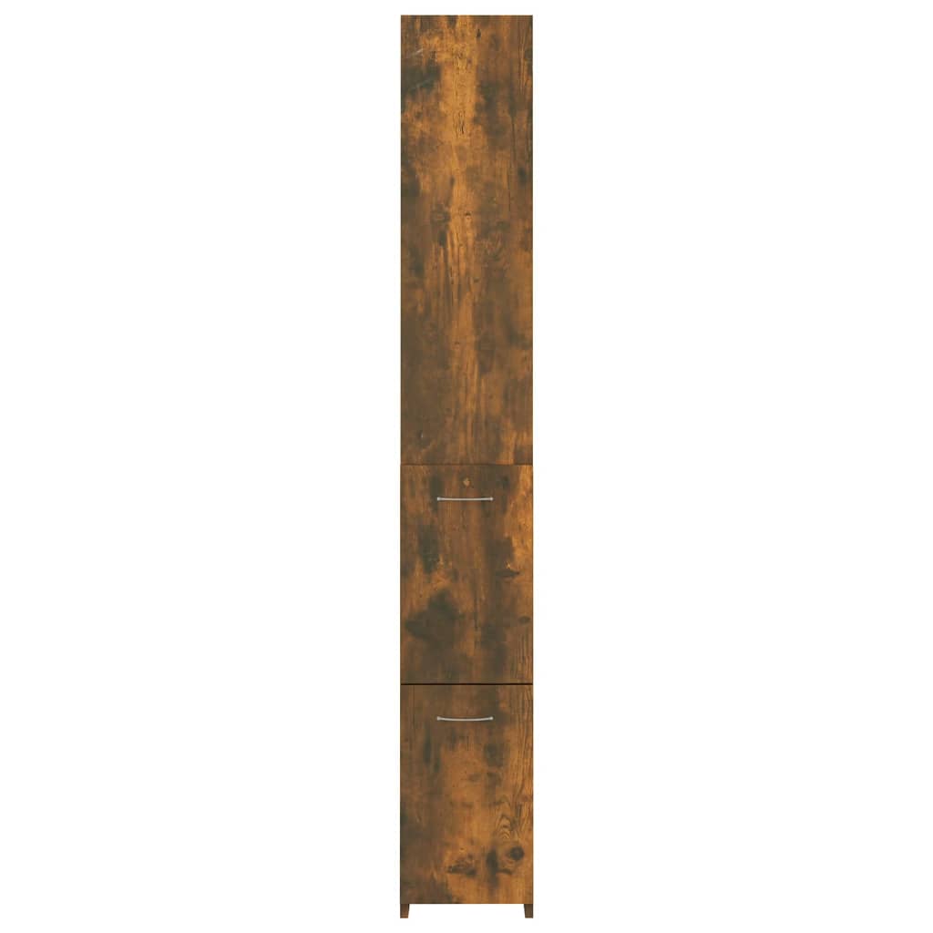 Kupaonski ormarić boja dimljenog hrasta 25x26,5x170 cm