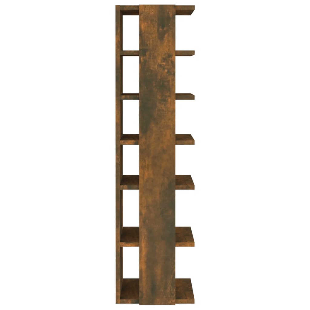 Stalak za cipele dimljeni hrast 27,5x27x102cm konstruirano drvo