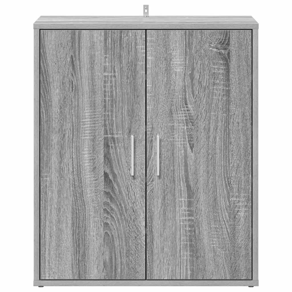 Ormarić za cipele sivi hrast 60 x 35 x 70 cm konstruirano drvo