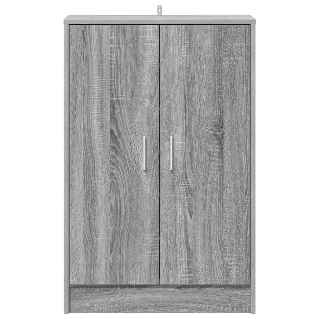 Ormarić za cipele sivi hrast 60 x 35 x 92 cm konstruirano drvo