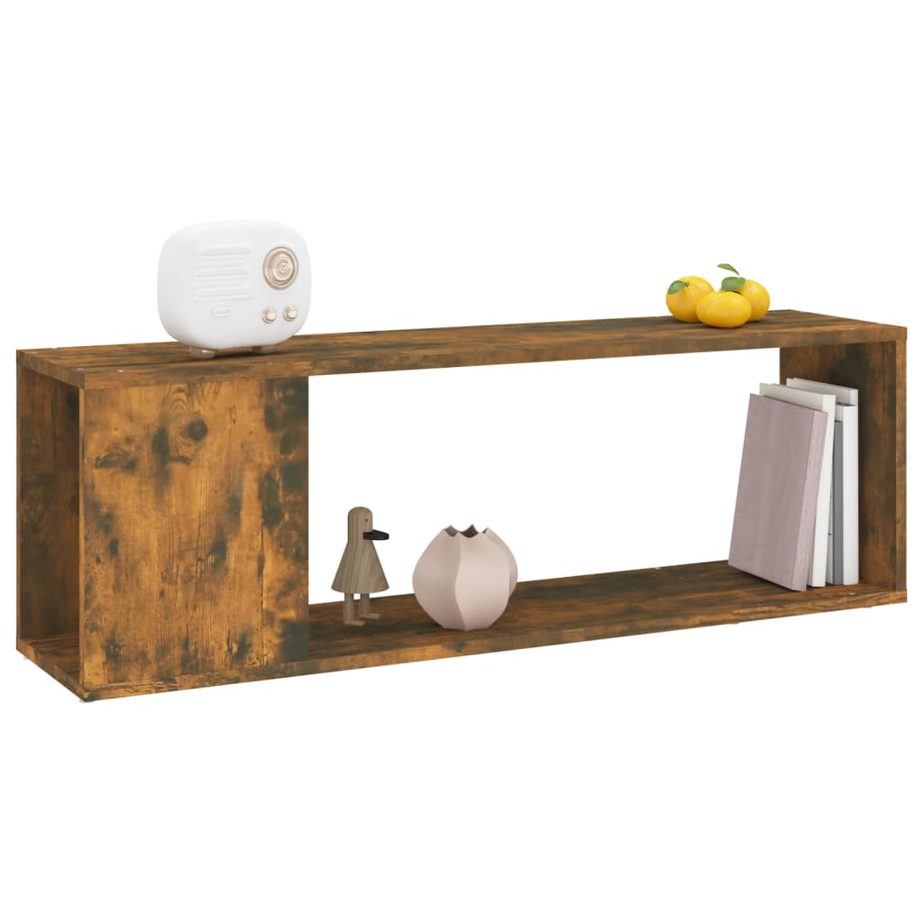 TV ormarić boja dimljenog hrasta 100x24x32 cm konstruirano drvo