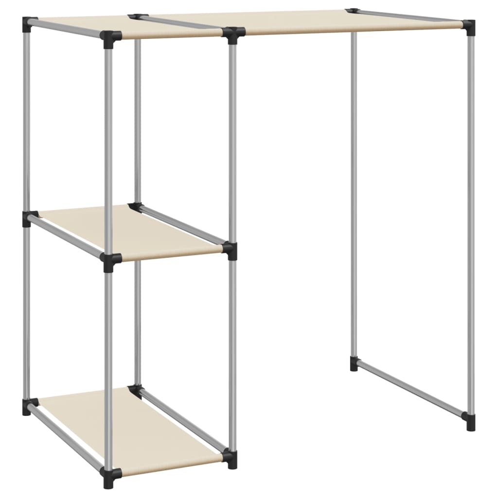Stalak za pohranu iznad perilice krem 87x55x90,5 cm željezni