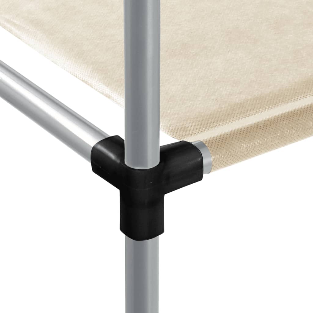 Stalak za pohranu iznad perilice krem 87x55x90,5 cm željezni