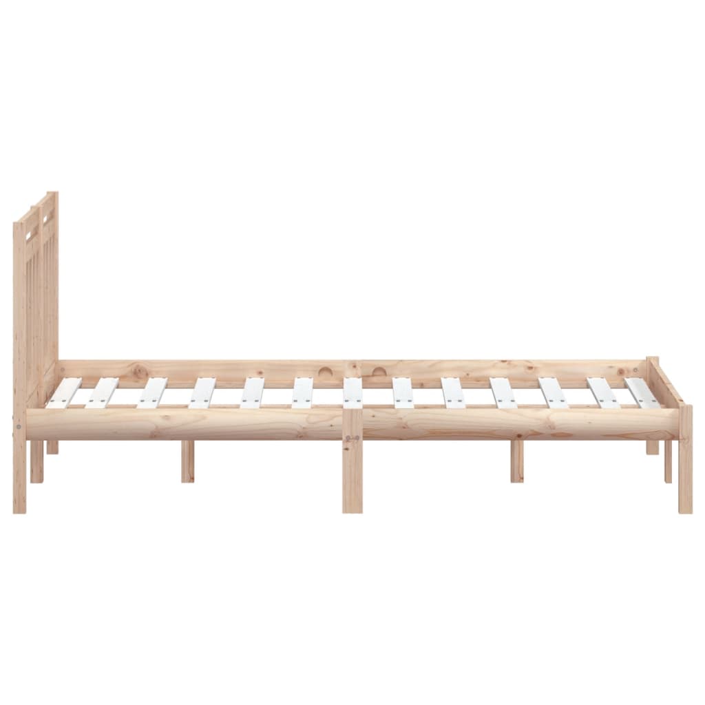 Okvir za krevet od masivne borovine 140 x 190 cm