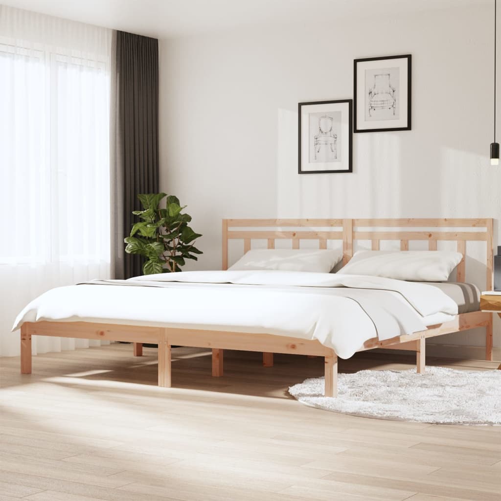 Okvir za krevet od masivnog drva 180x200 cm veliki bračni