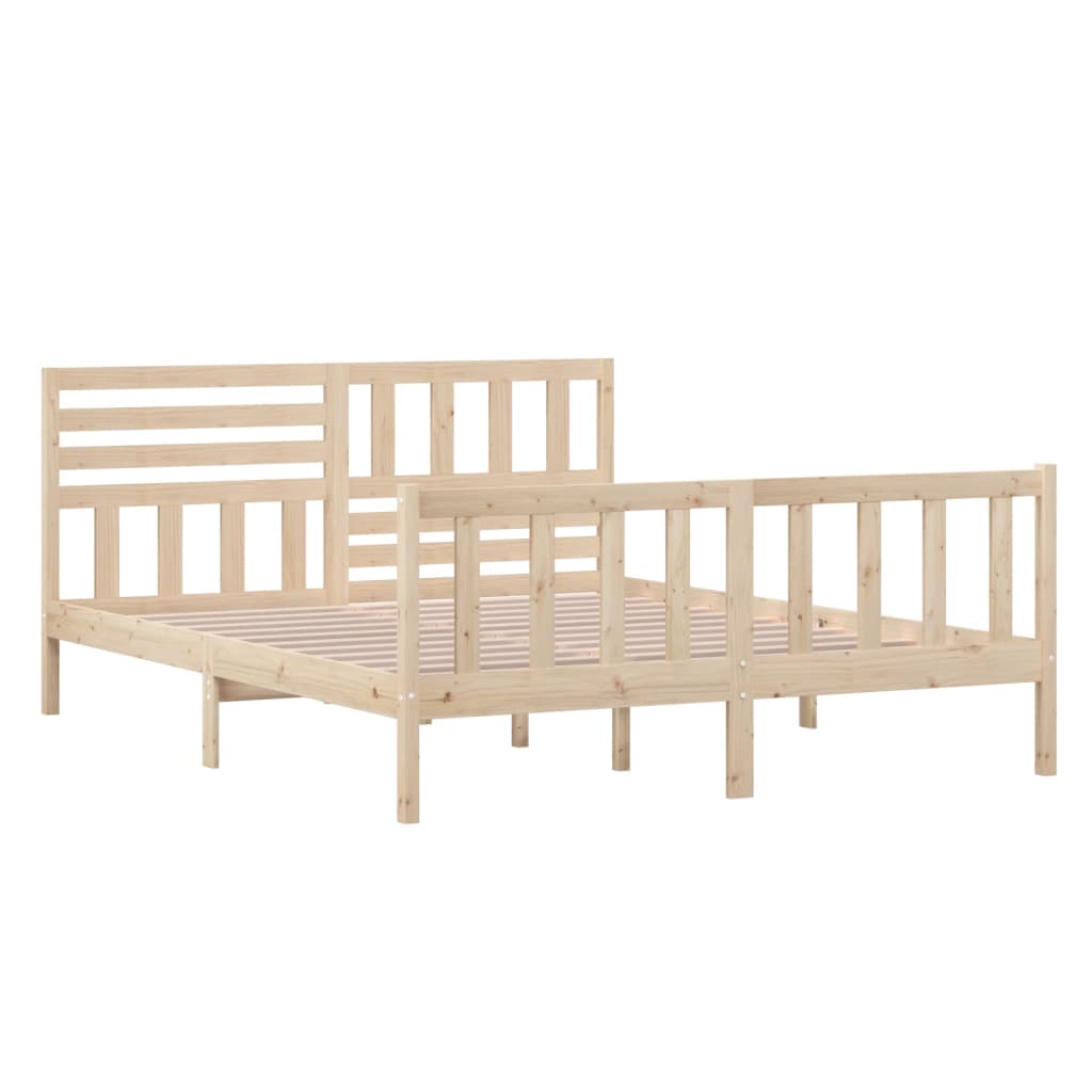 Okvir za krevet od masivnog drva 160 x 200 cm