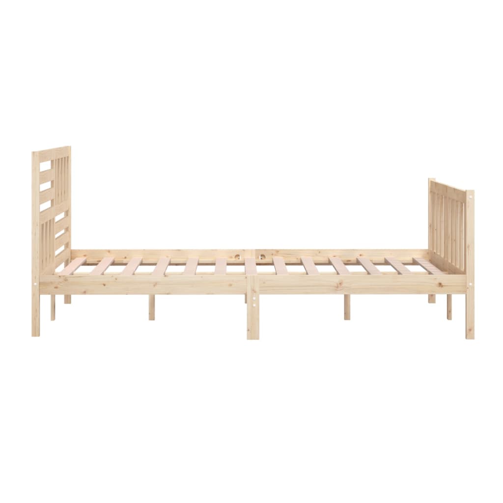 Okvir za krevet od masivnog drva 160 x 200 cm