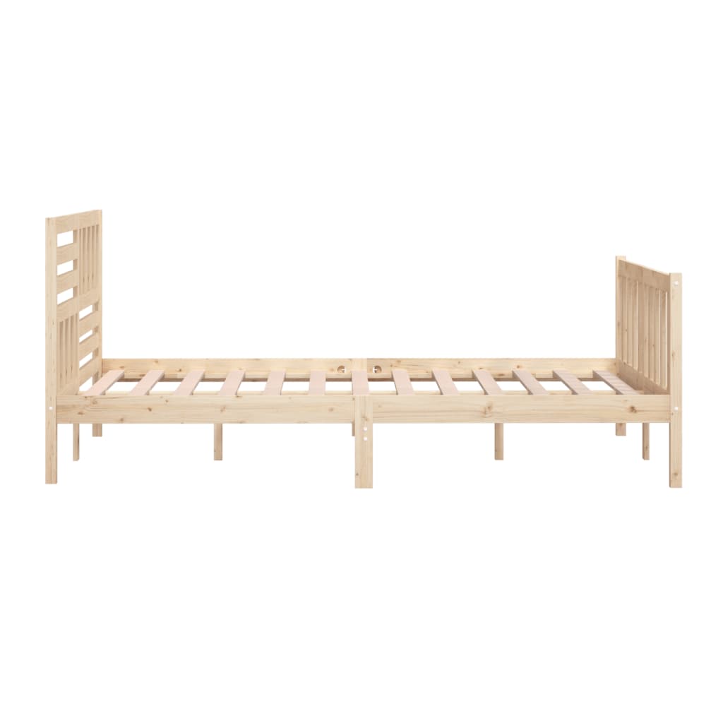 Okvir za krevet od masivnog drva 180x200 cm veliki bračni