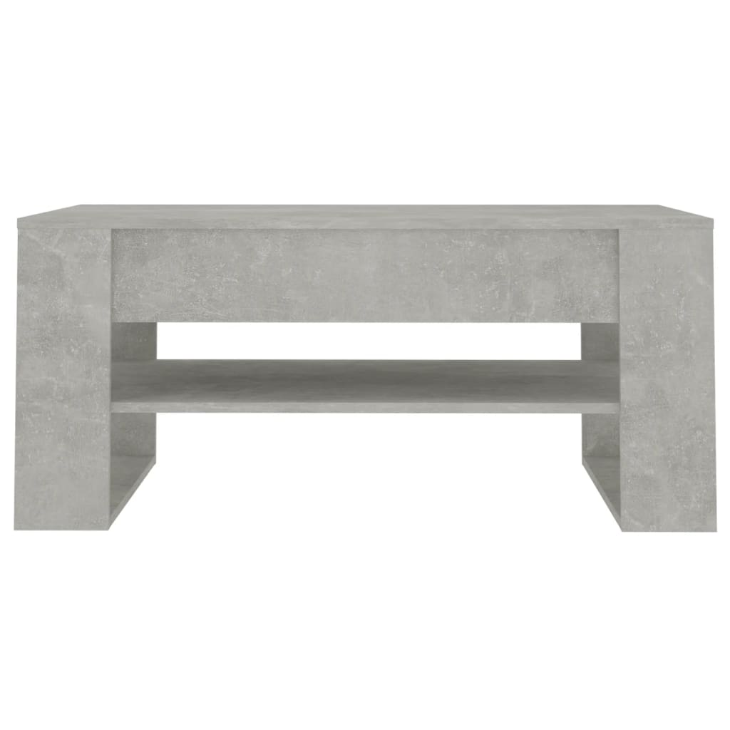 Stolić za kavu boja betona 102 x 55 x 45 cm konstruirano drvo