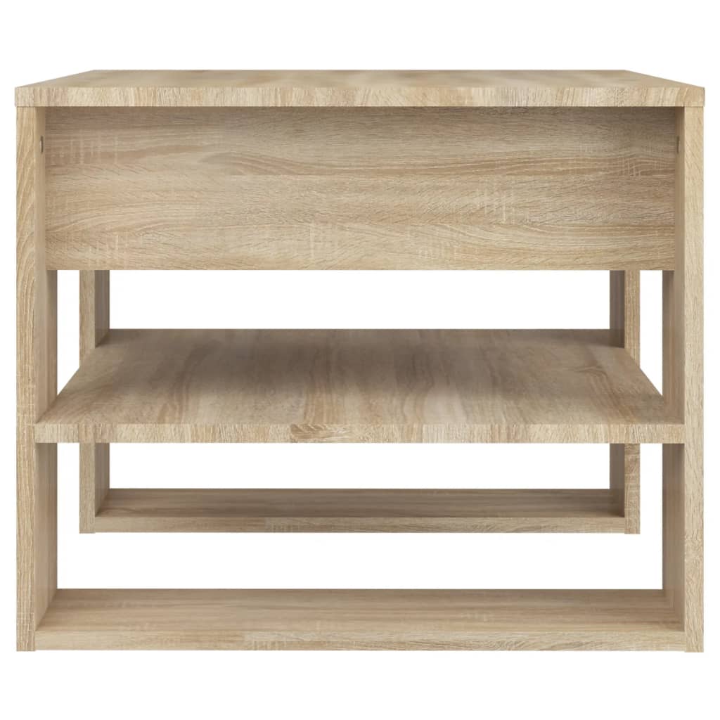Stolić za kavu boja hrasta 55,5x55x45 cm konstruirano drvo