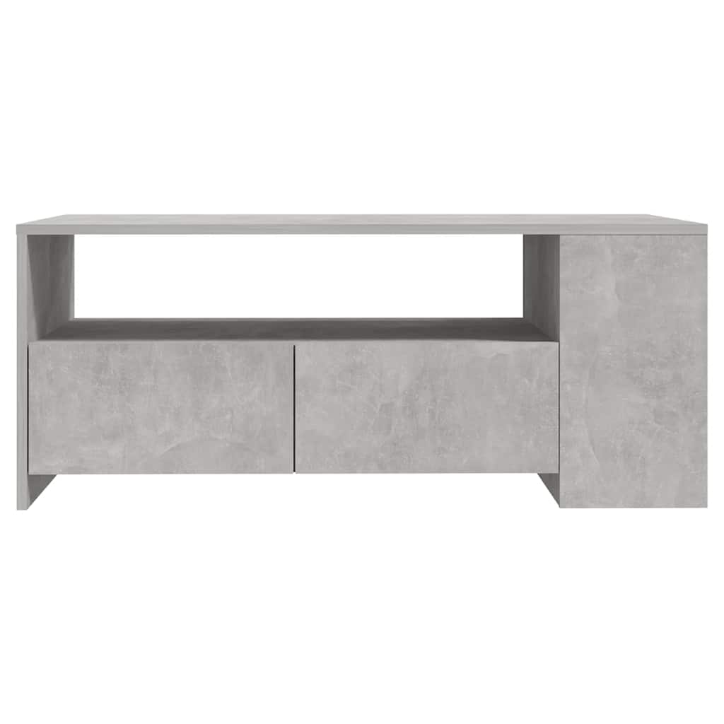 Stolić za kavu boja betona 102x55x42 cm konstruirano drvo