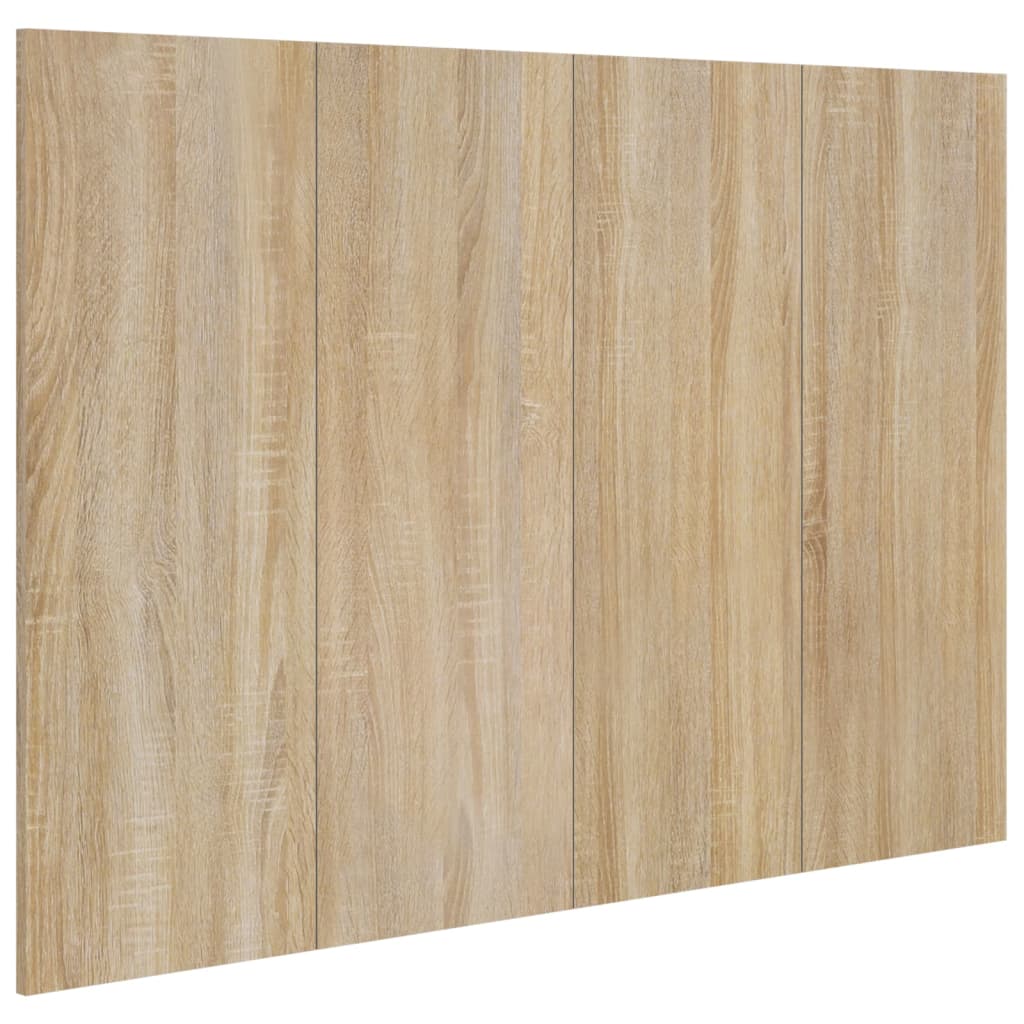 Uzglavlje za krevet boja hrasta sonome 120 x 1,5 x 80 cm drveno