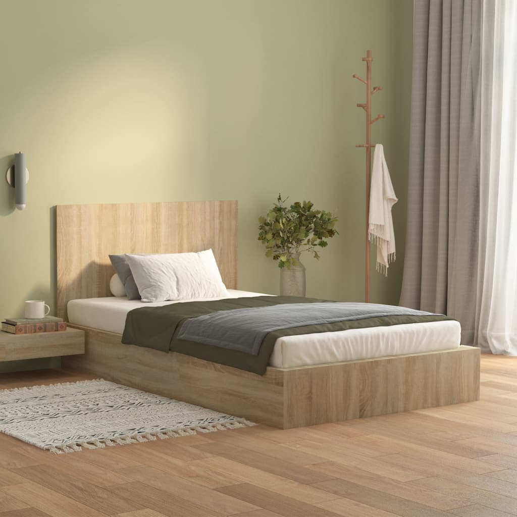 Uzglavlje za krevet boja hrasta sonome 120 x 1,5 x 80 cm drveno