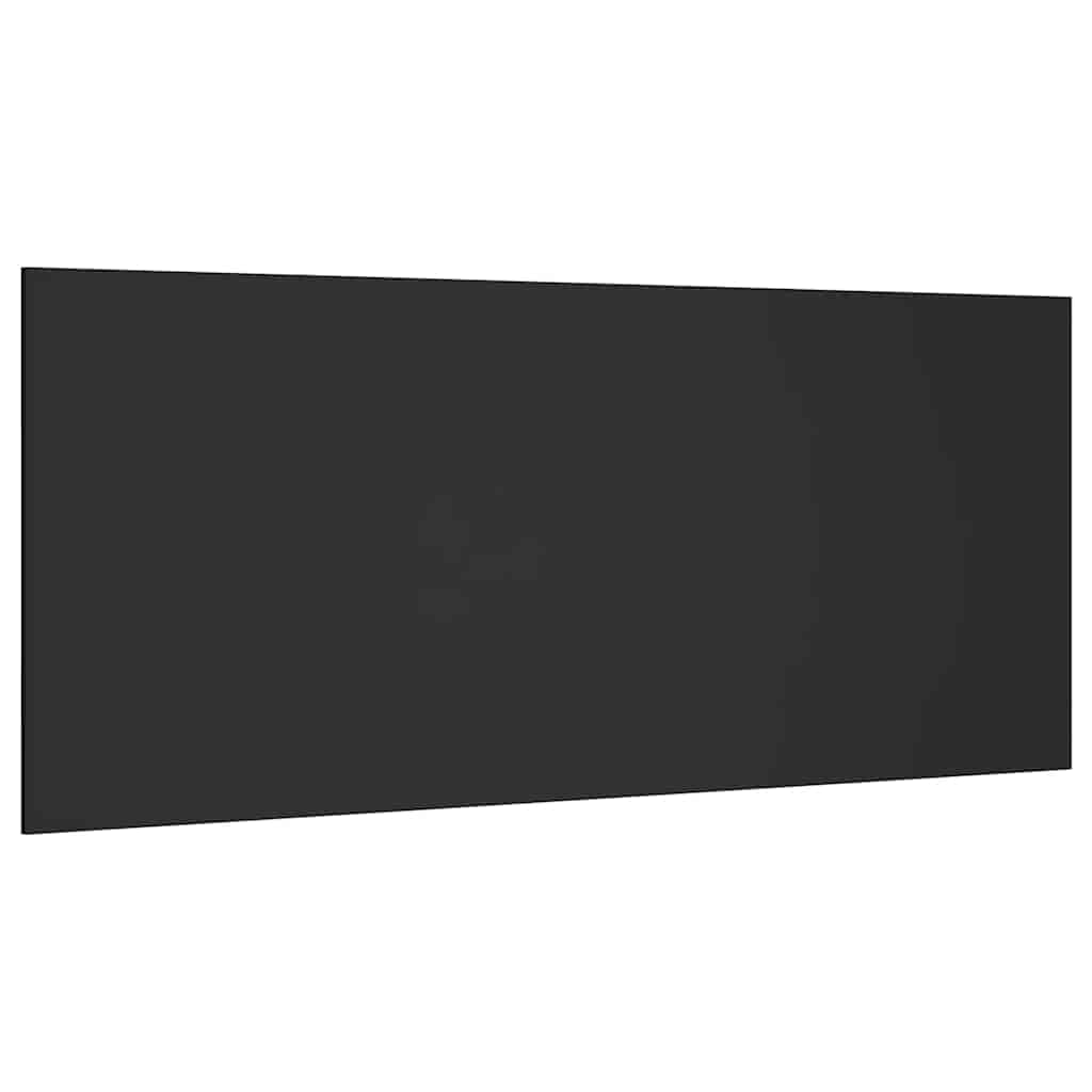 Uzglavlje za krevet crno 200x1,5x80 cm od konstruiranog drva