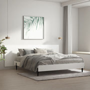 Uzglavlje za krevet bijelo 240x1,5x80 cm od konstruiranog drva