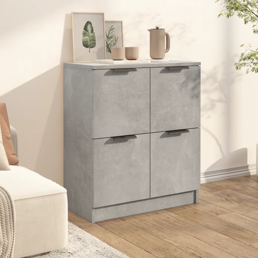 Komoda siva boja betona 60x30x70 cm od konstruiranog drva