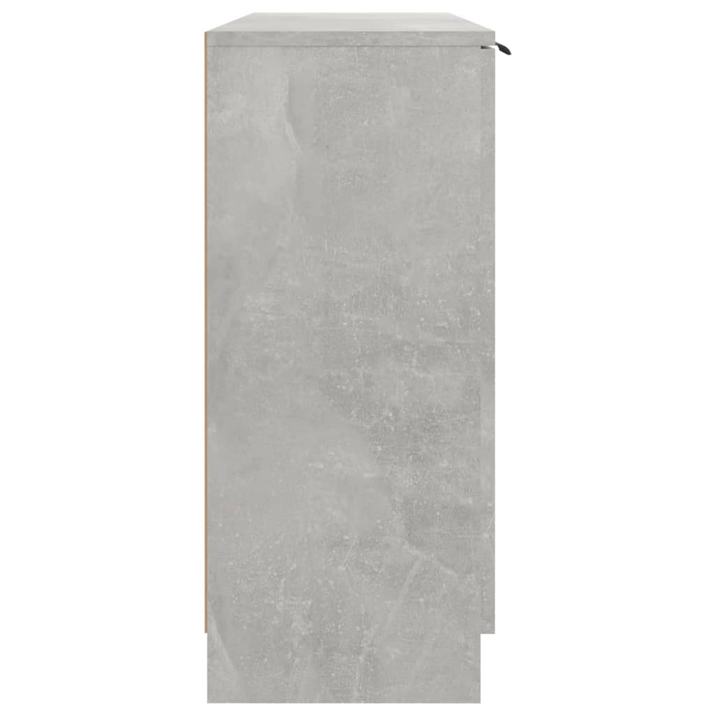 Komoda siva boja betona 90,5x30x70 cm od konstruiranog drva