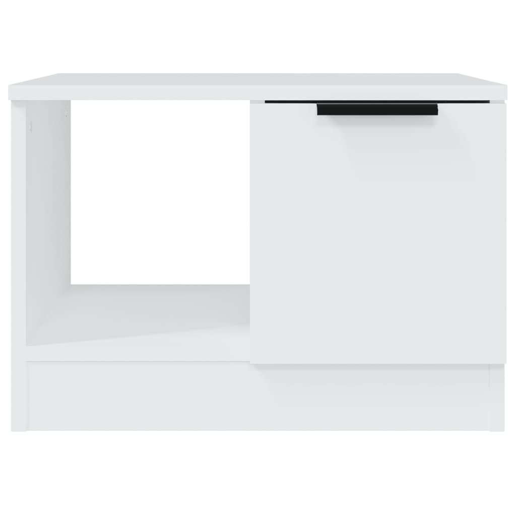 Stolić za kavu bijeli 50 x 50 x 36 cm od konstruiranog drva