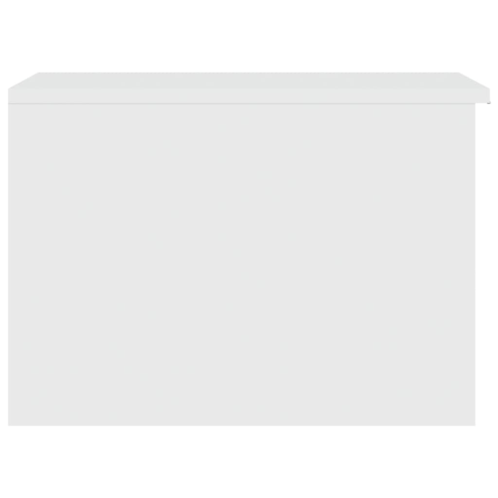 Stolić za kavu bijeli 50 x 50 x 36 cm od konstruiranog drva
