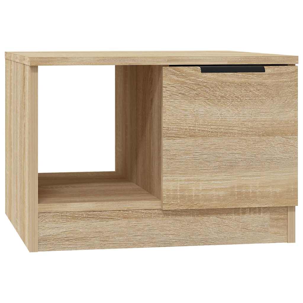 Stolić za kavu boja hrasta 50x50x36 cm konstruirano drvo