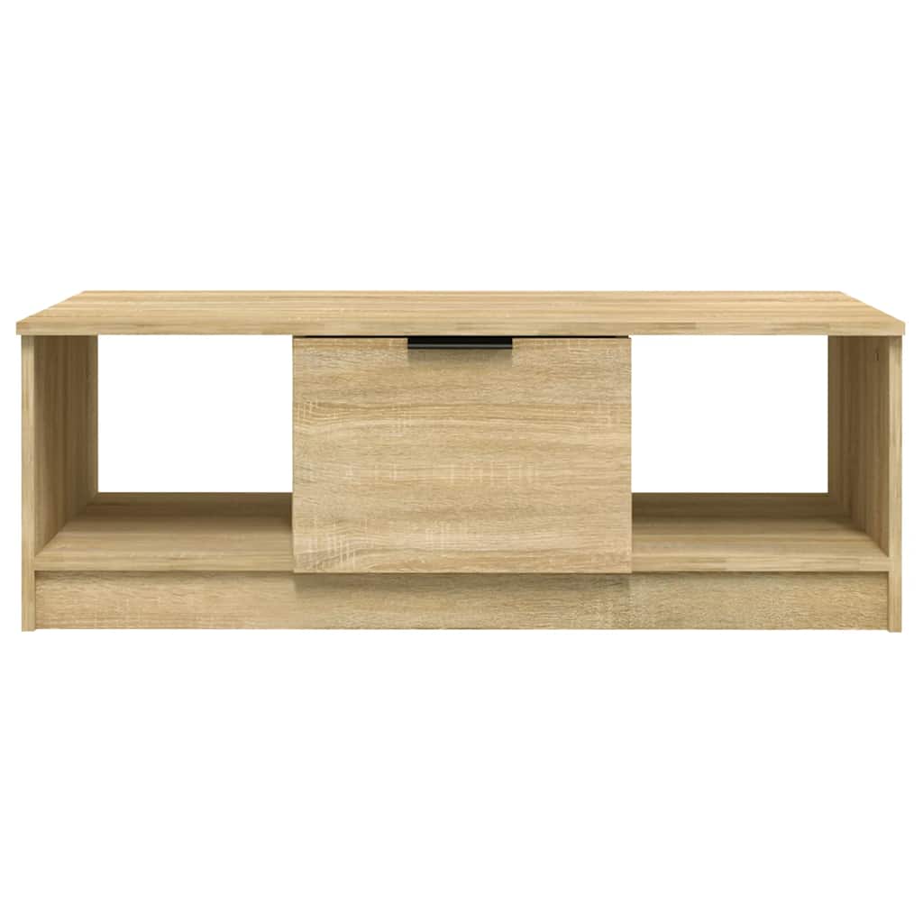Stolić za kavu boja hrasta 102x50x36 cm konstruirano drvo