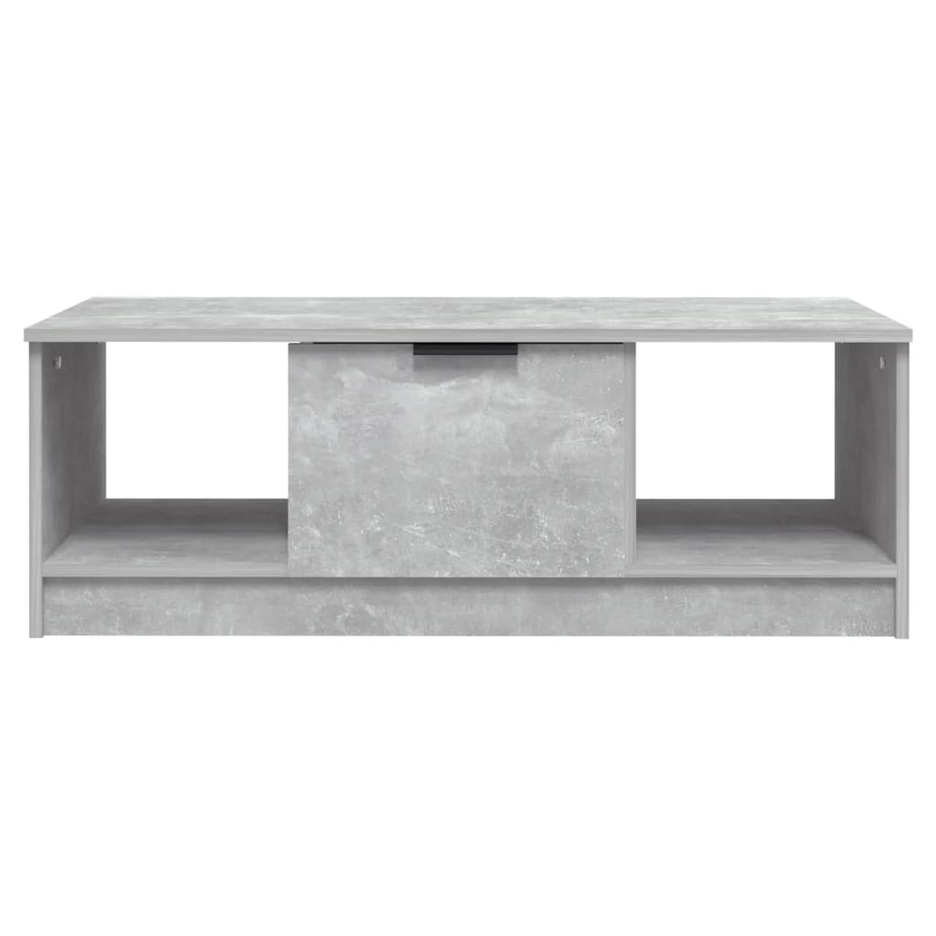 Stolić za kavu boja betona 102x50x36 cm konstruirano drvo