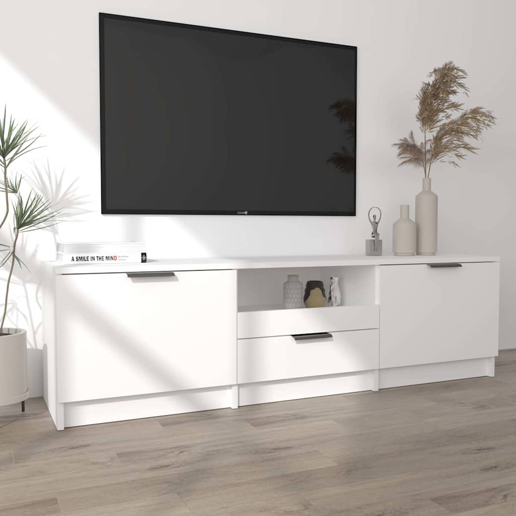 TV ormarić bijeli 140x35x40 cm inženjerski drvo