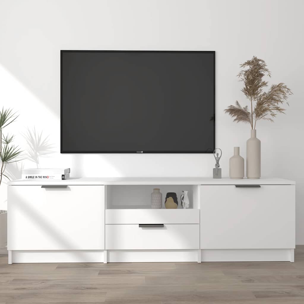 TV ormarić bijeli 140x35x40 cm inženjerski drvo