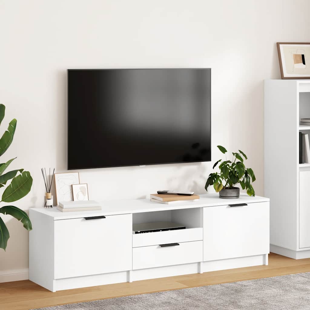 TV ormarić bijeli 140x35x40 cm inženjerski drvo