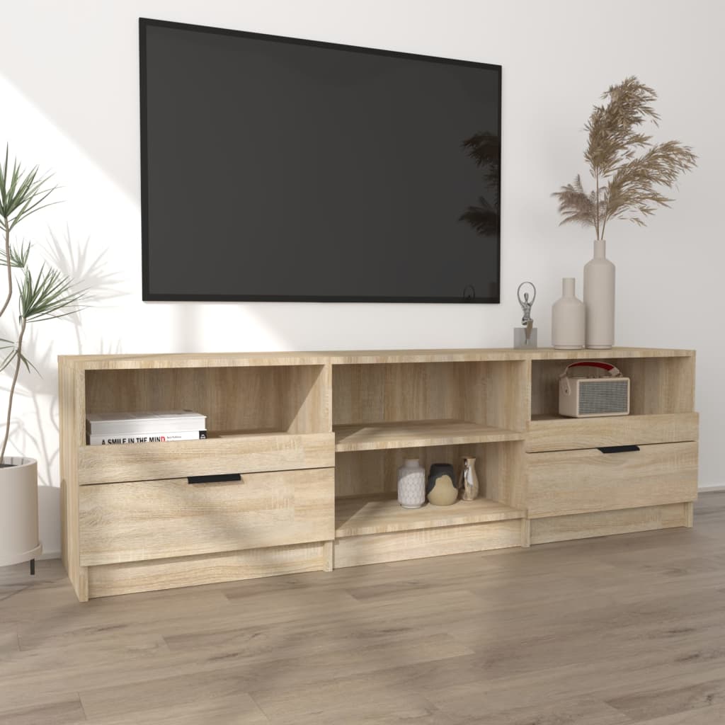 TV ormarić boja hrasta 150x33,5x45 cm od konstruiranog drva